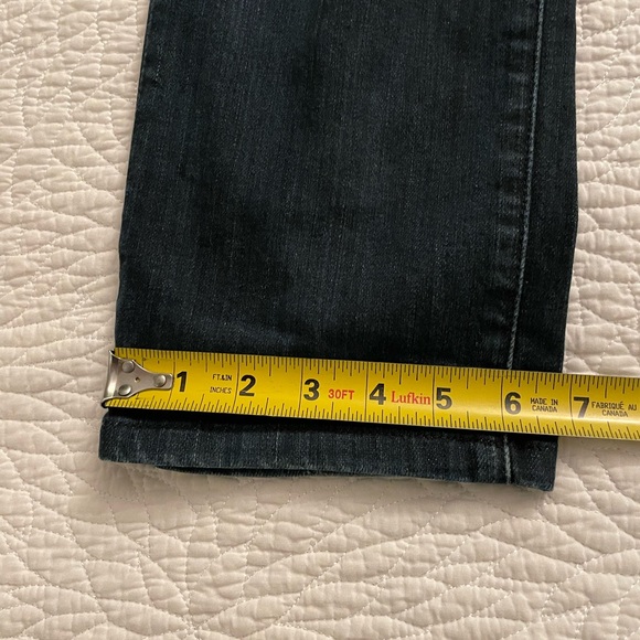 Womens 7 for All Mankind Slimmy Luxe Performance Dark Wash Straight Leg Jeans - Picture 8 of 8